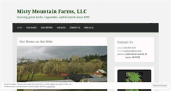 Desktop Screenshot of mistymtfarms.com