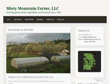 Tablet Screenshot of mistymtfarms.com